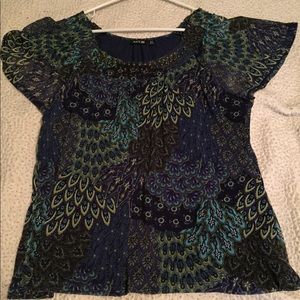 Peacock blouse